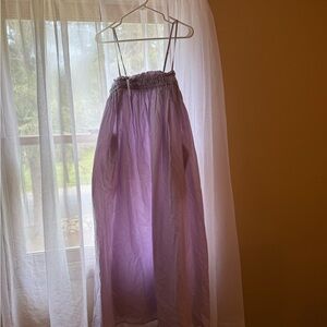 Madewell Purple cotton poplin dress